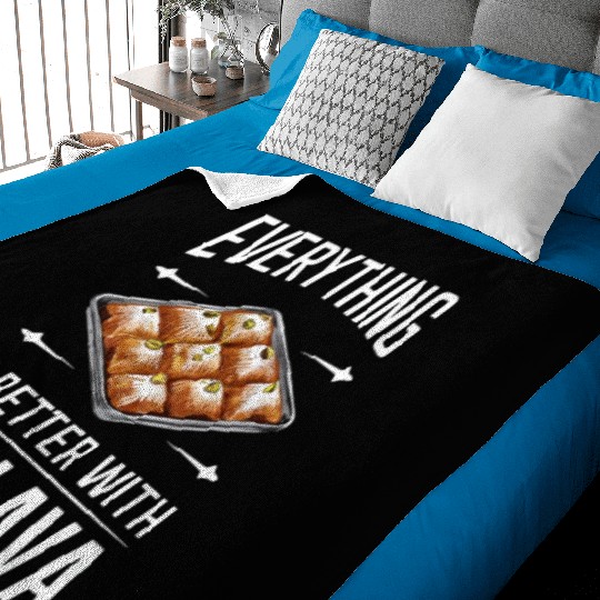 Everything Is Better With Baklava Delicious Baby Blankets