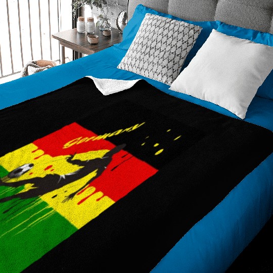Germany: A Passion for Football Baby Blankets