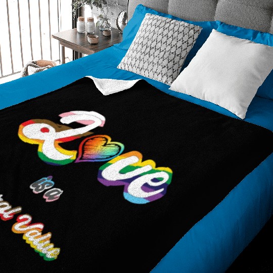 Love is Liberal Value Baby Blankets