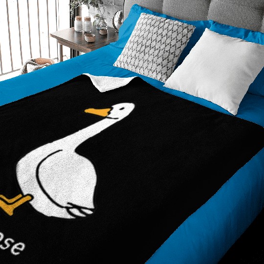 Silly Goose Cute Trendy Clothing Baby Blankets