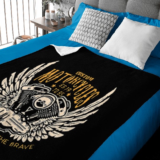 Motorcyclists chopper clothing Premium Baby Blankets