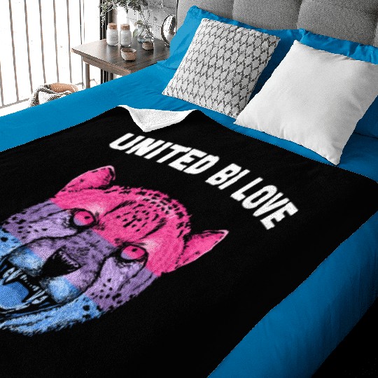 United Bi Love Bisexual LGBTQ Bi Pride LGBT Gay Co Baby Blankets