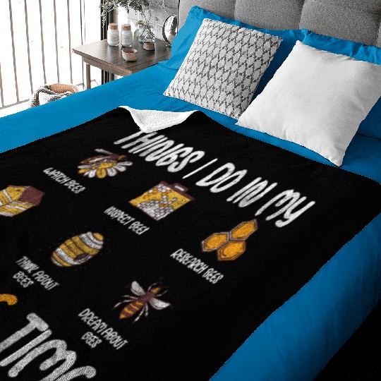 Honey Bee Bees Useful Summer Baby Blankets