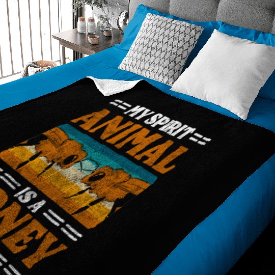 Honey Bee Nature Useful Beekeeper Baby Blankets