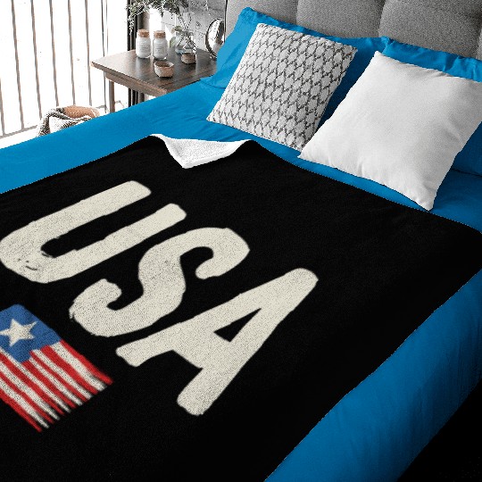 Usa flag Baby Blankets
