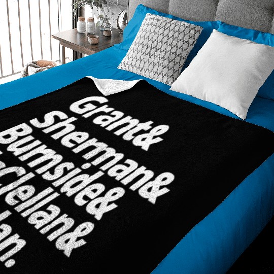 US Civil War History Union Army Generals Grant Baby Blankets