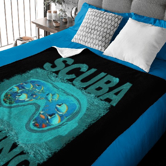 Scuba diving Baby Blankets