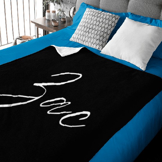 Zeus Name with Z Boy Name Birth Baby Shower Boy Baby Blankets