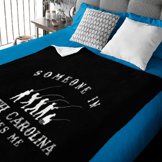 Someone In South Carolina Loves Me Baby Blankets