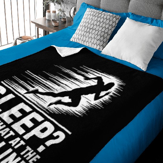 Ultra Running Ultramarathon Runner Marathoner Baby Blankets