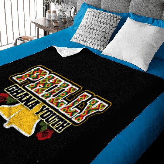 Philly Ghana Youth Bell Rose Baby Blankets