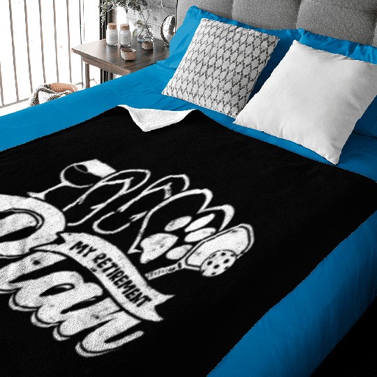 My Retirement Plan - Pickleball Baby Blankets