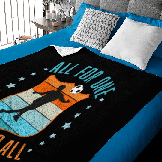 Soccer Team Spirit Baby Blankets