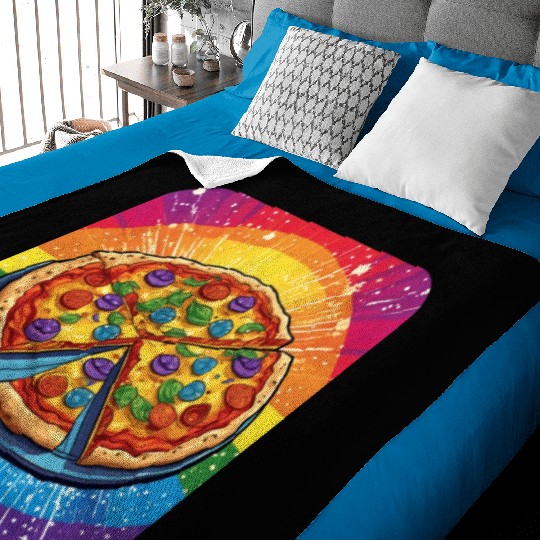 LGBTQ Pizza Baby Blankets