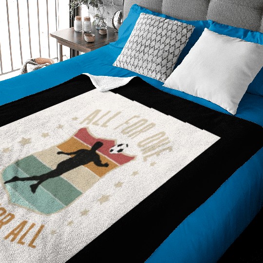 Soccer Team Spirit Baby Blankets