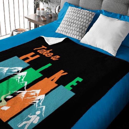 Take a hike Baby Blankets