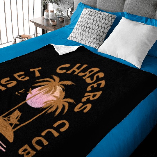 Sunset Chasers Club Baby Blankets