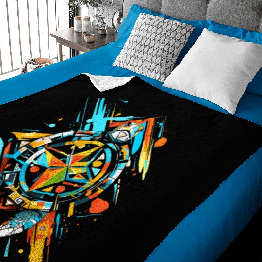 Turtle Animal Graphic Artwork Baby Blankets