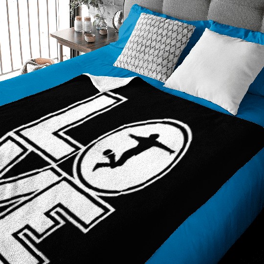 Futsal LOVE Funny Soccer Futsal Coach Baby Blankets