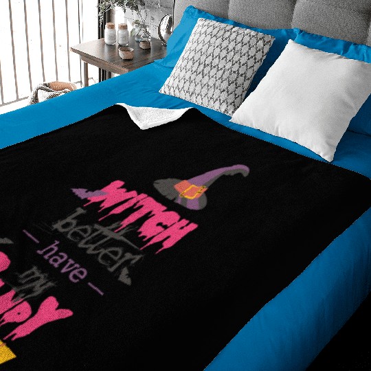 halloween witch Baby Blankets