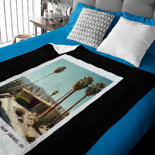 Mono Enterprises "Travels" Palm Springs #1 Baby Blankets