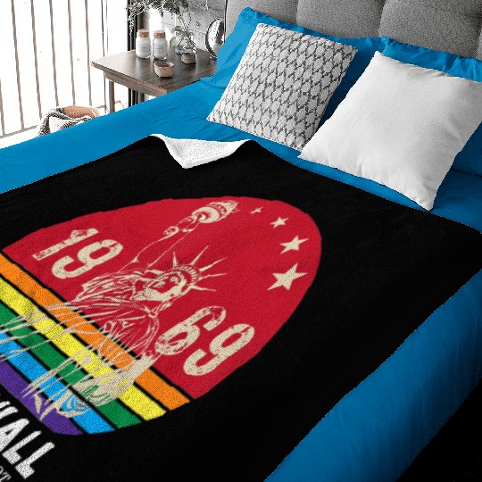 The First Pride Was A Riot 1969 Stonewall LGBTQ Baby Blankets