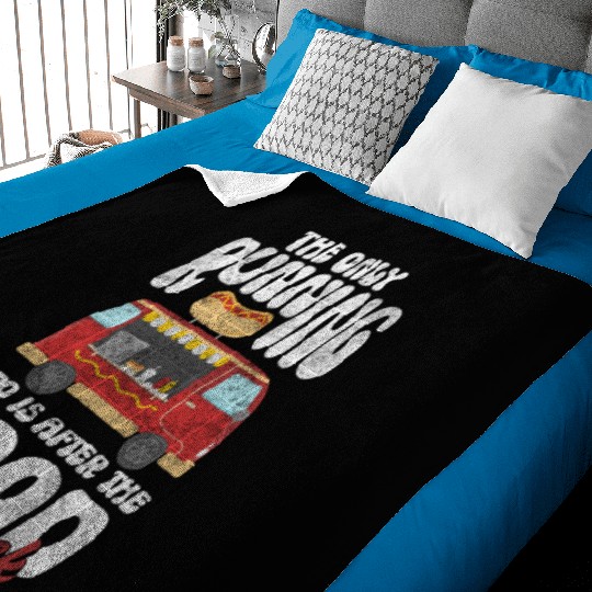 Food Truck Street Food Festival Chef Baby Blankets