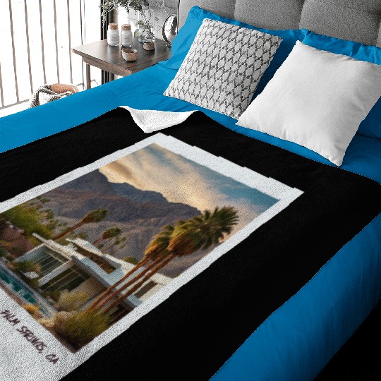 Mono Enterprises "Travels" Palm Springs #5 Baby Blankets