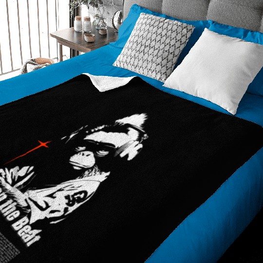 Ape on the Beat Baby Blankets