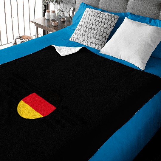 I love Germany, elegance style design Baby Blankets