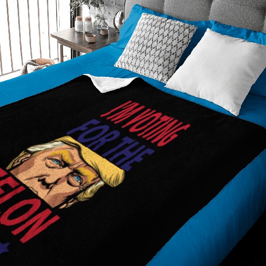 I'm Voting For The Felon Trump 2024 Baby Blankets
