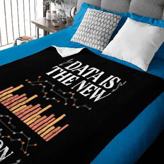 Data Is The New Bacon Funny Deep Learning For Data Baby Blankets
