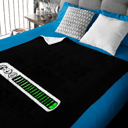 Dad joke loading please wait papa present idea Baby Blankets