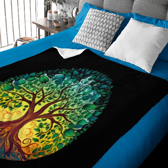 Tree of life, clothing, general items,Tree of Life Baby Blankets