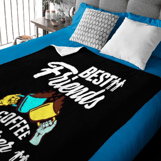 Best Friend Coffee Together - Friendship Day Baby Blankets