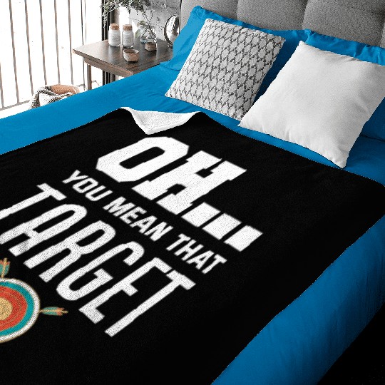 Archer Archery Pun Baby Blankets