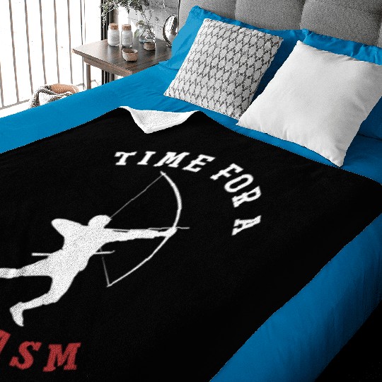 Bow Hobby Pun Archery Baby Blankets