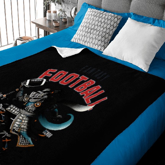 Fantasy Football Samurai Baby Blankets