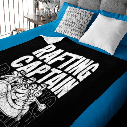 Rafting Captain White Water Wild River Paddling Baby Blankets