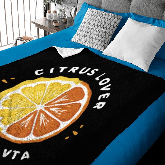Citrus Lover la Dolce Vita Baby Blankets