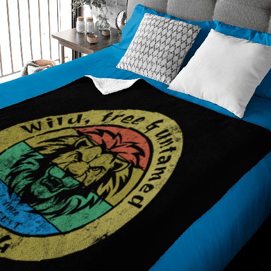 40th birthday Wild, free & untamed since 08/1984 Baby Blankets