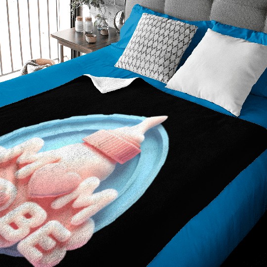 Cute Mom To Be Baby Announcement Design Baby Blankets