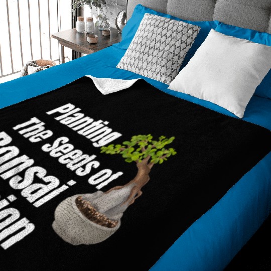 Planting The Seeds Of Bonsai Passion Spiritual Baby Blankets