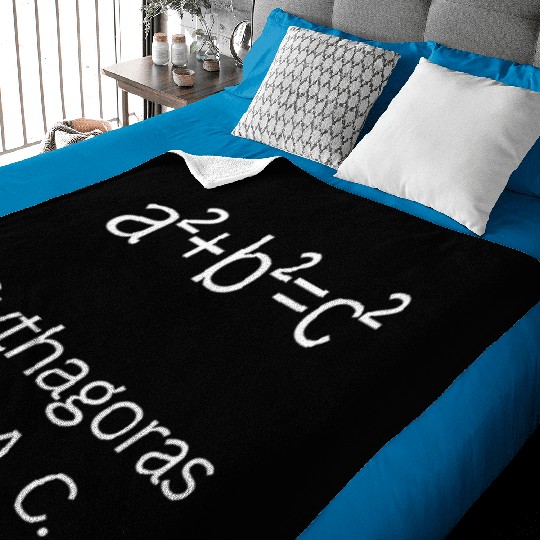 Math Geek Chic: Wear These Iconic Equations! Baby Blankets