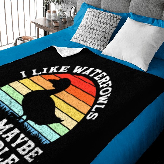 Duck Hunting Waterfowls And Maybe Three People Baby Blankets