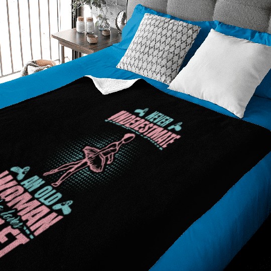 Ballet Grandmother Baby Blankets