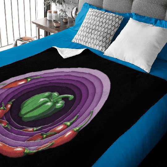 pepper tunnel journey Baby Blankets