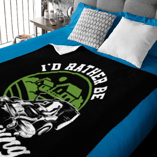 Landscaper Gardener Horticulture Lawn Mowing Baby Blankets