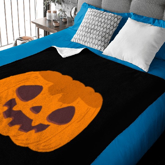 Halloween Pumpkin Baby Blankets