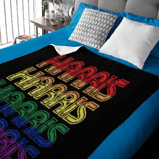 Kamala Harris 2024 LGBTQ Gay Pride Lesbian Baby Blankets